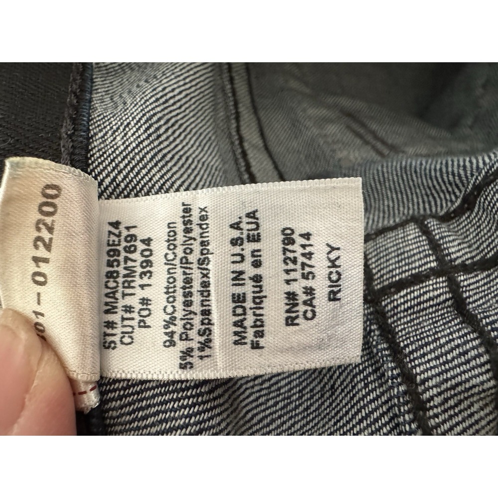 VTG True Religion Men's‎ Ricky Dark Wash Jeans Size 34/34–Y2K-00s-Streetwear-EUC - Picture 7 of 16